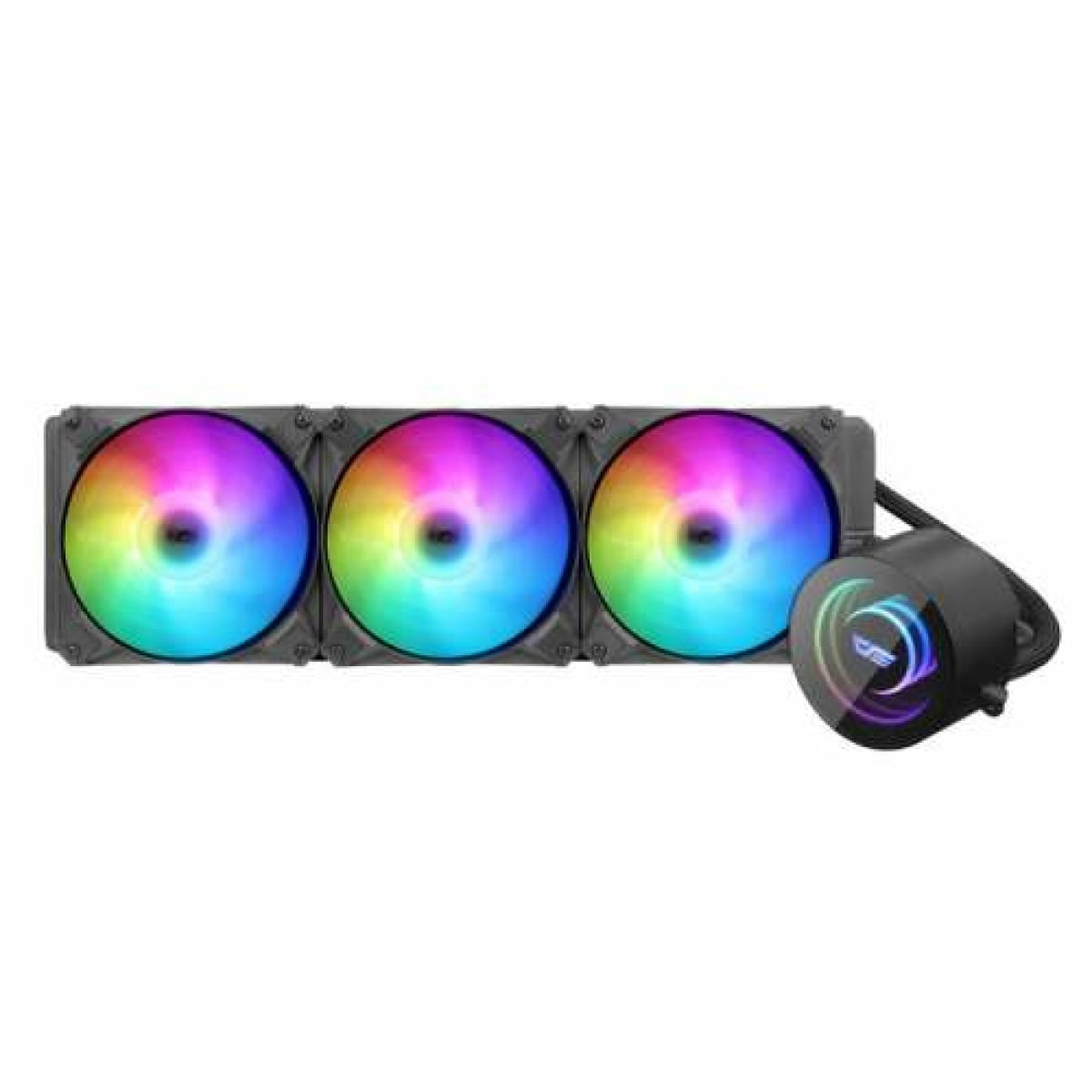 DARKFLASH DX360 LIQUID COOLER BLACK - Image 1