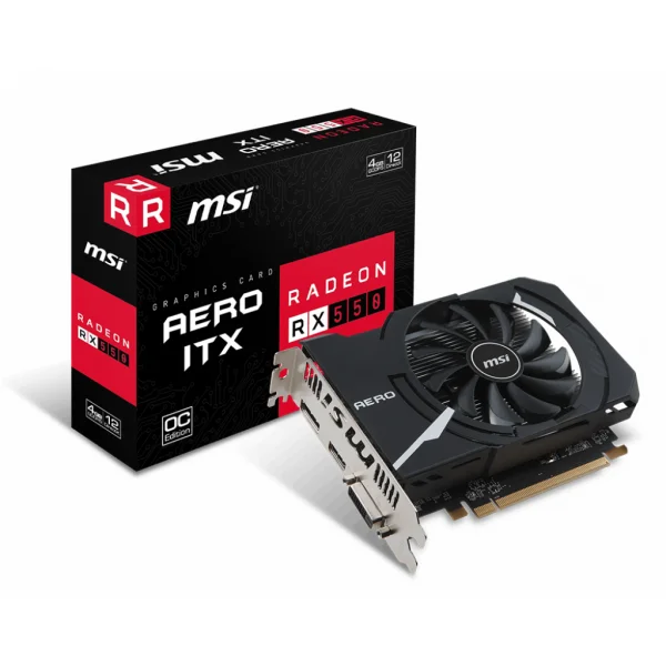 MSI RADEON RX550 AERO ITX 4GB OC GRAPHIC CARD