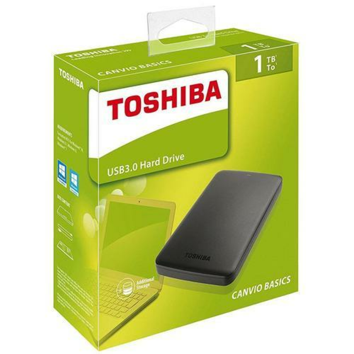 EXTERNAL HARD DISK 1 TB -TRANSCEND - Image 1