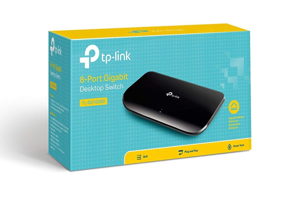 TPLINK TL-SG1008D(UN) 8 PORT GIGABIT DESKTOP SWITCH - Image 2