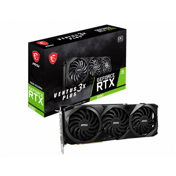 MSI 3080 VENTUS 3X PLUS 10G OC GRAPHIC CARD