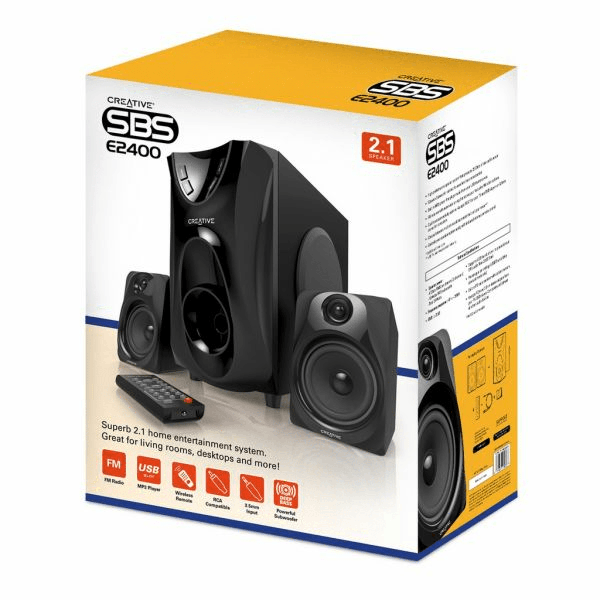 SUBWOOFER CREATIVE SBS E2400 2.1 - Image 1