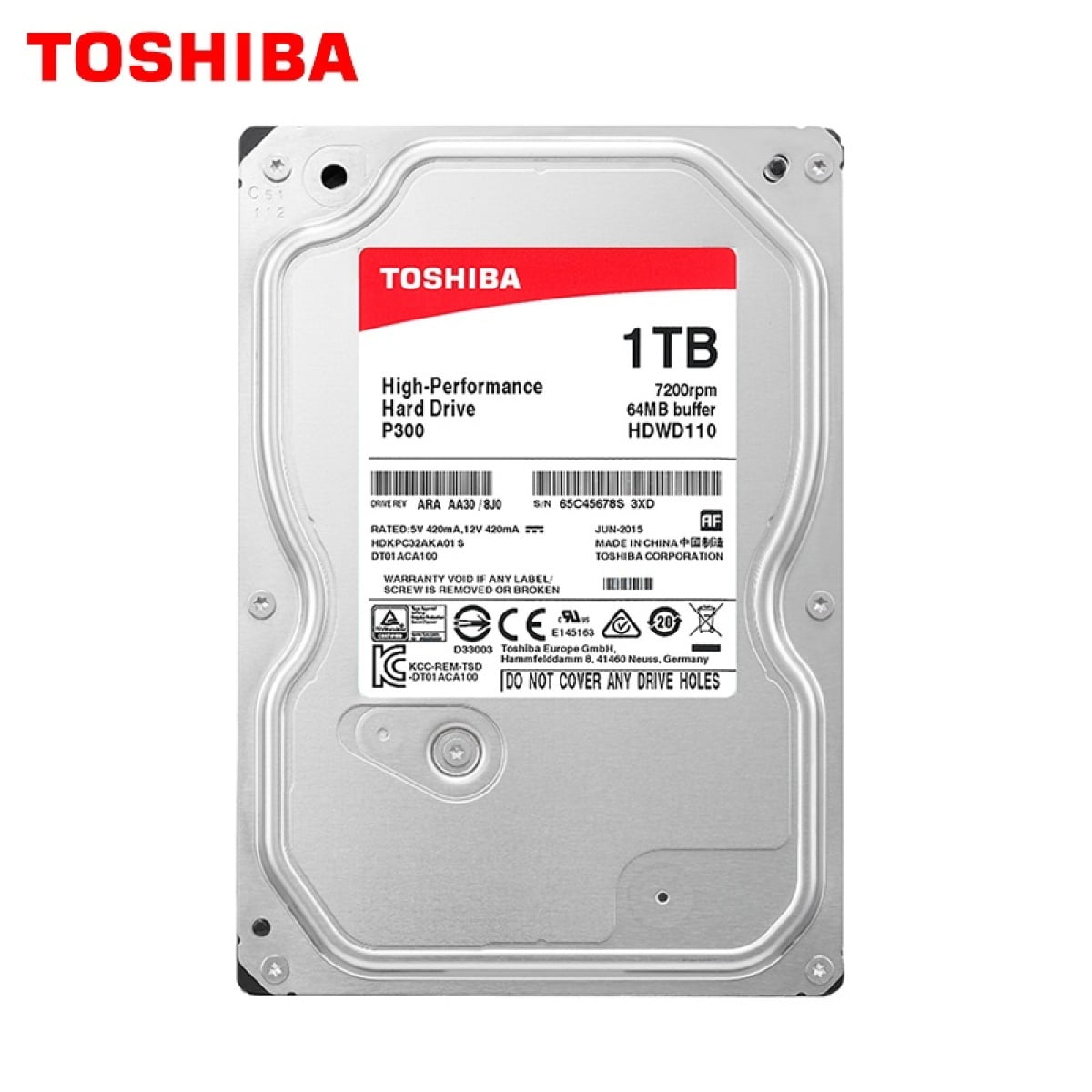 HARD DISK 1TB DESKTOP TOSHIBA - Image 1