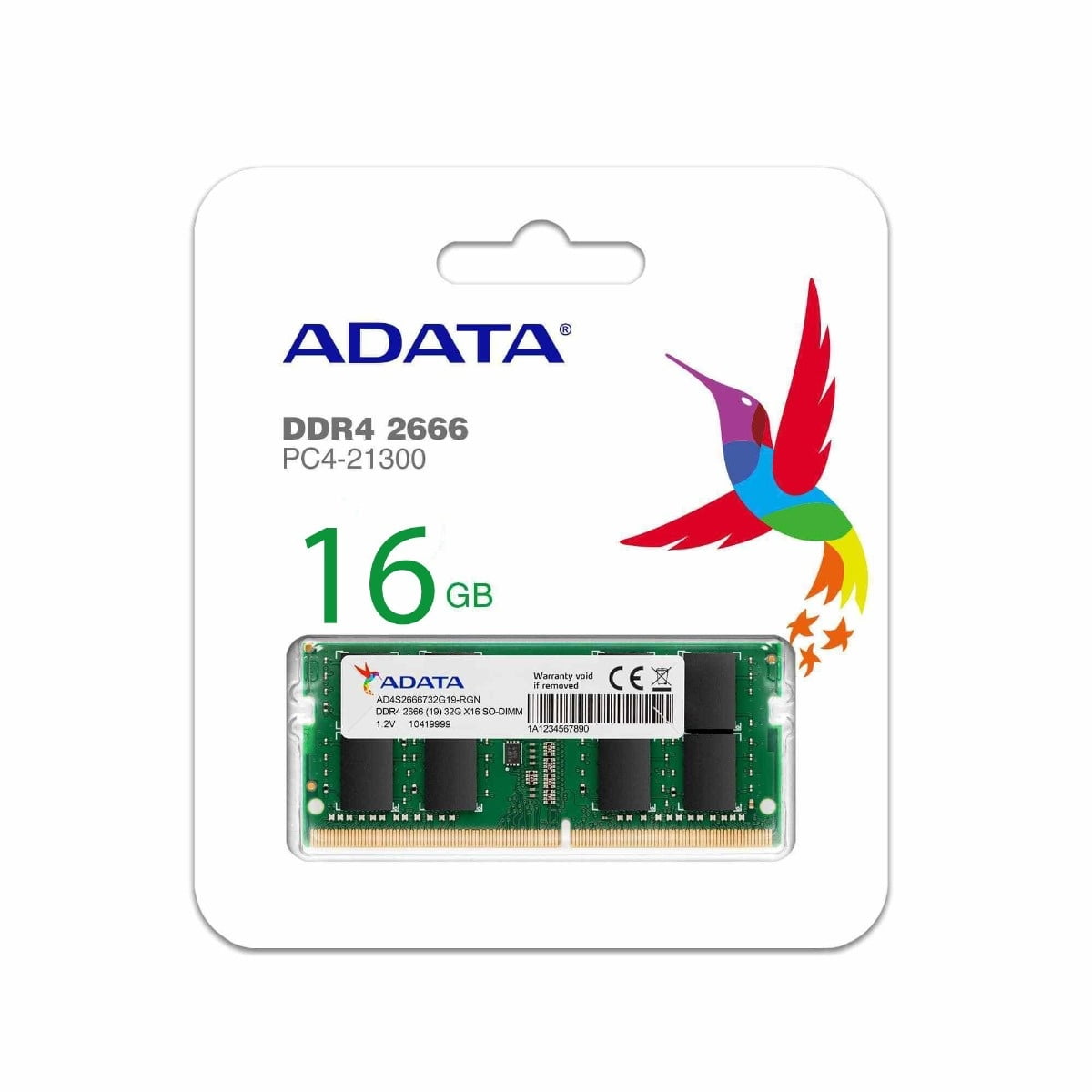 ADATA 16GB DDR4 LAPTOP RAM 2666 SPEED - Image 1