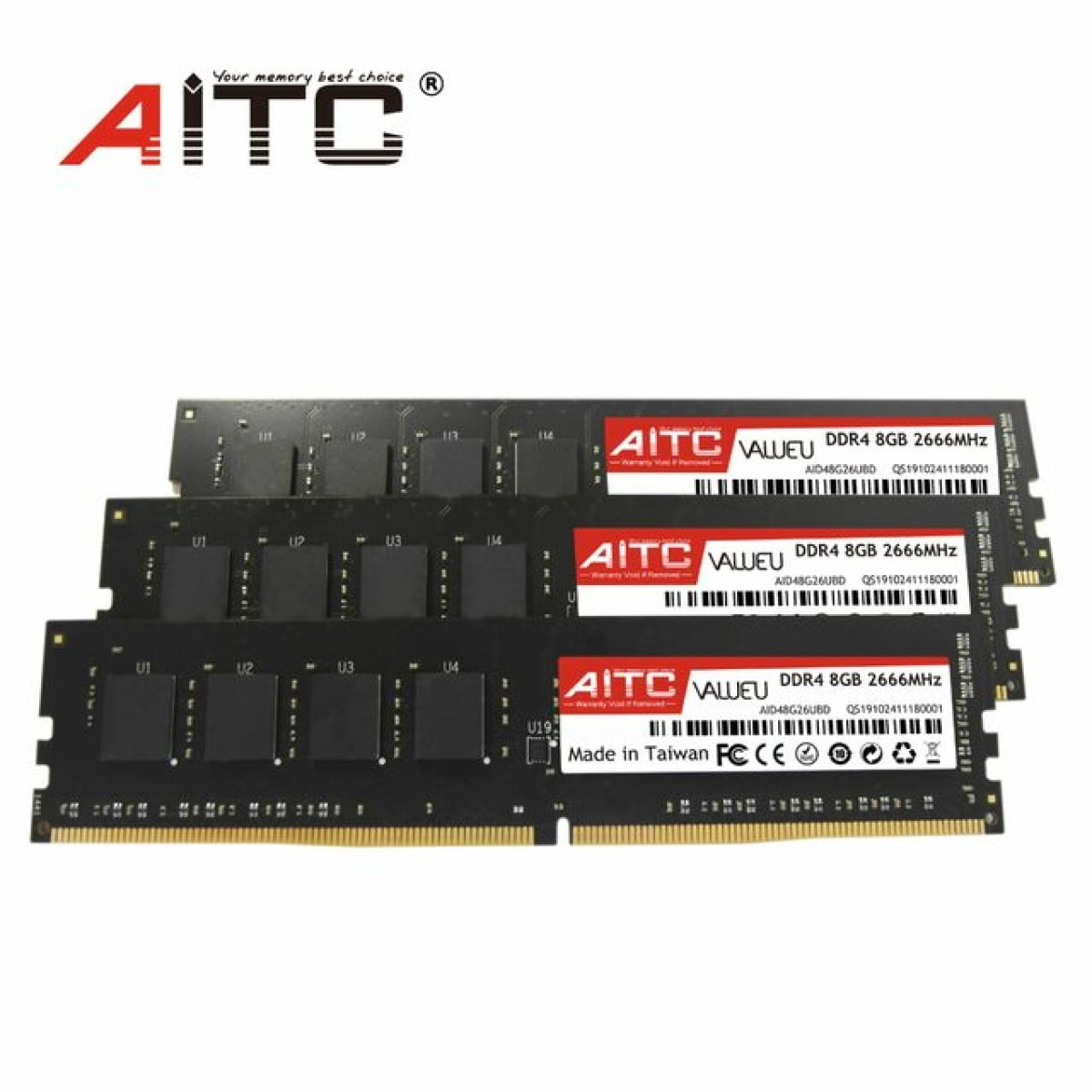 8GB DDR4 DESKTOP RAM AITC - Image 1