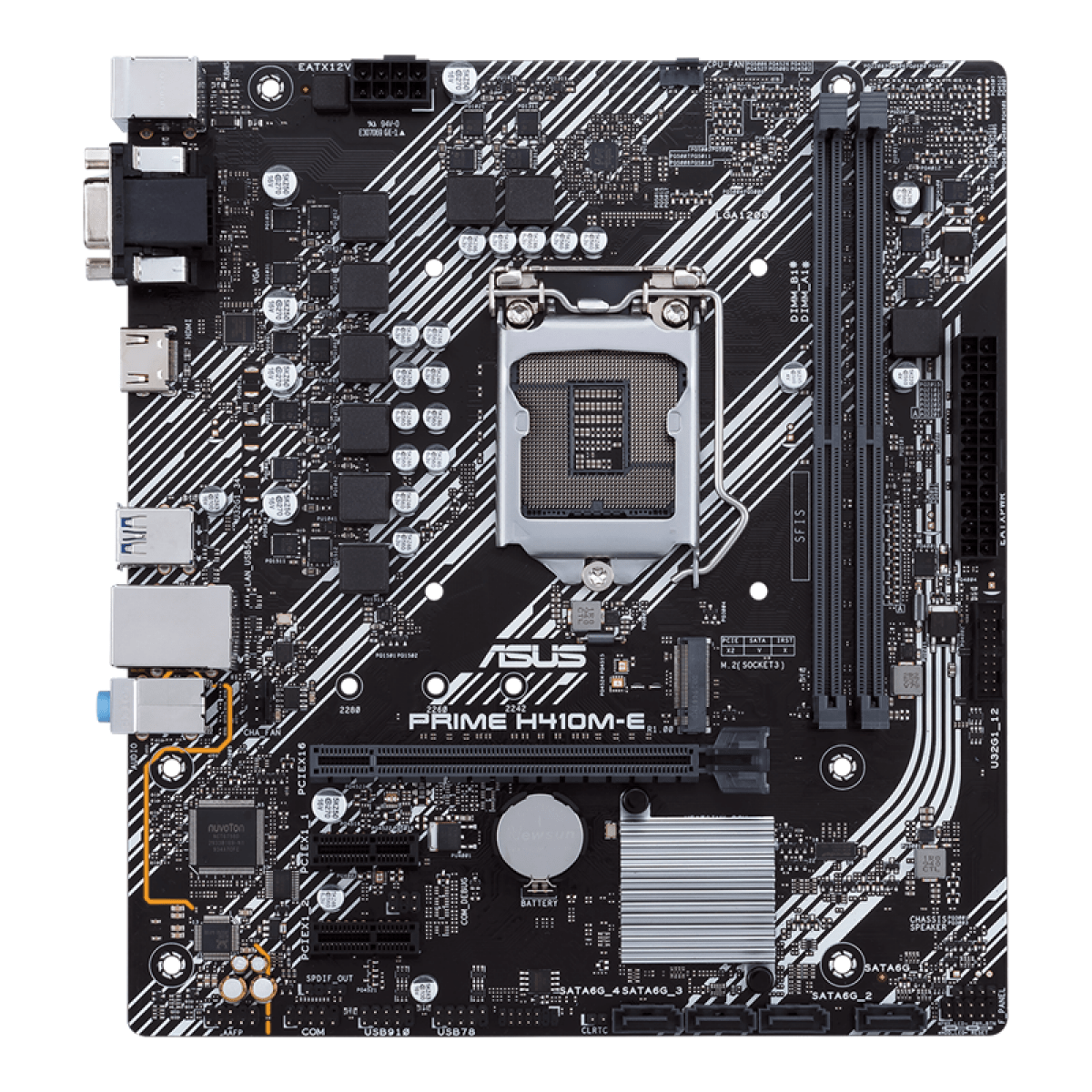 ASUS H410M-E/SI MOTHERBOARD - Image 1