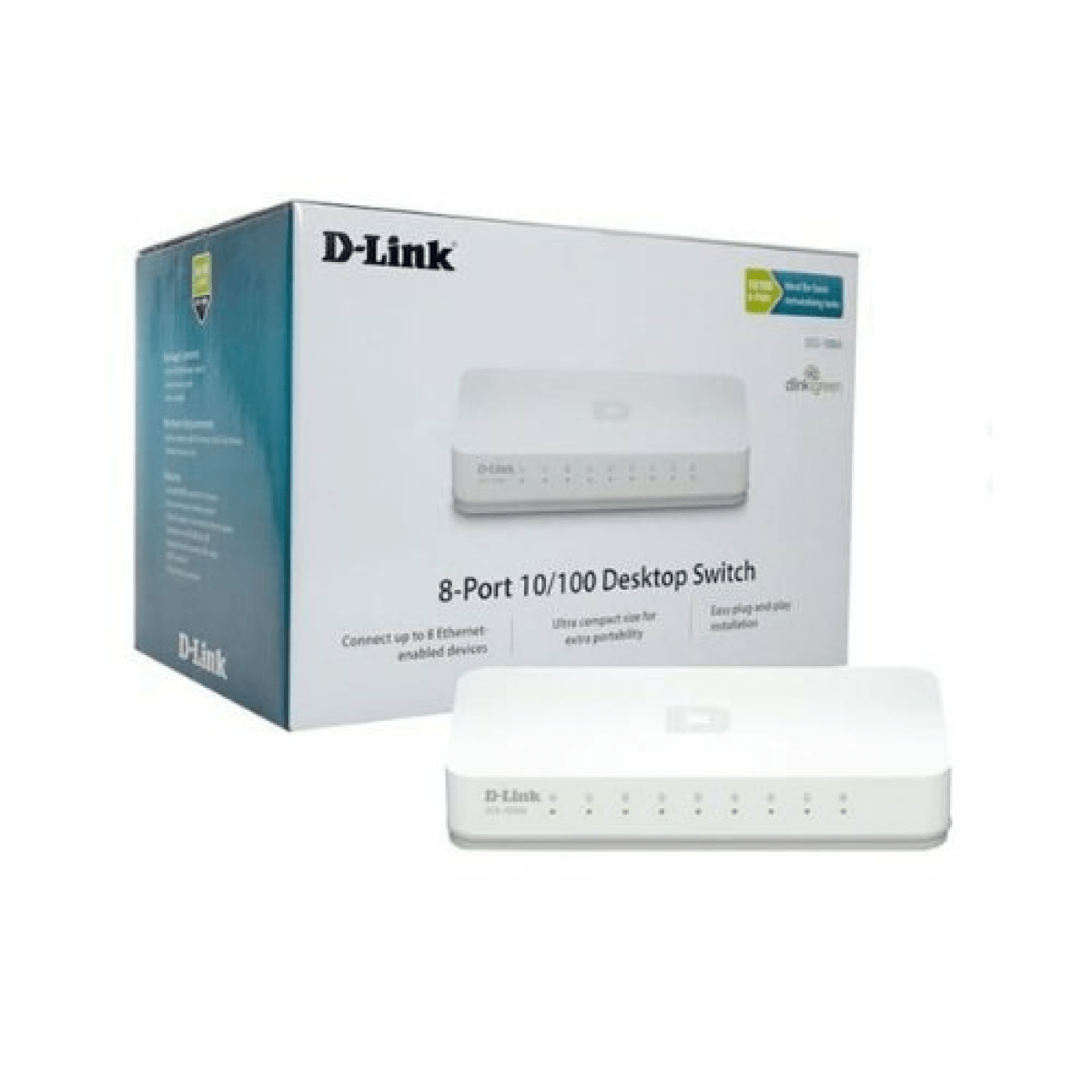 DESKTOP SWITCH 8 PORT 10/100Mbps D-LINK - Image 1