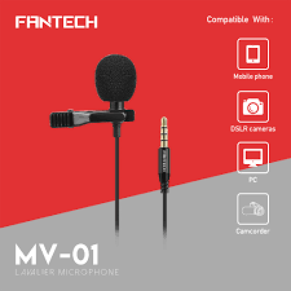 FANTECH DESKTOP MIC MV01 - Image 1