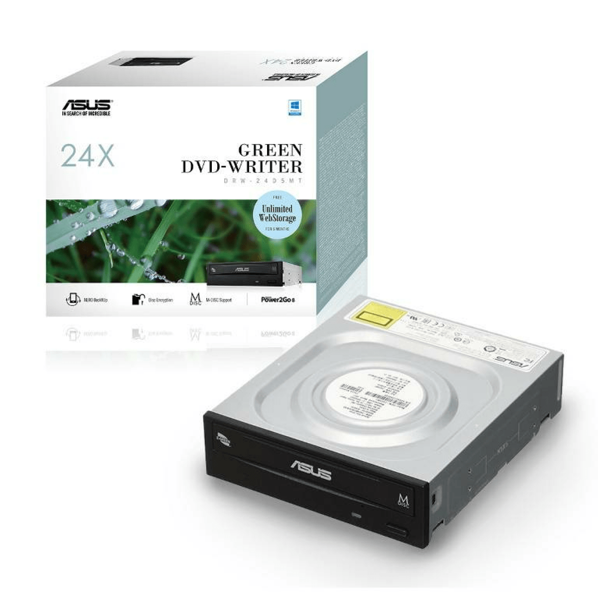 DVD WRITER 24D5MT 24X ASUS - Image 1