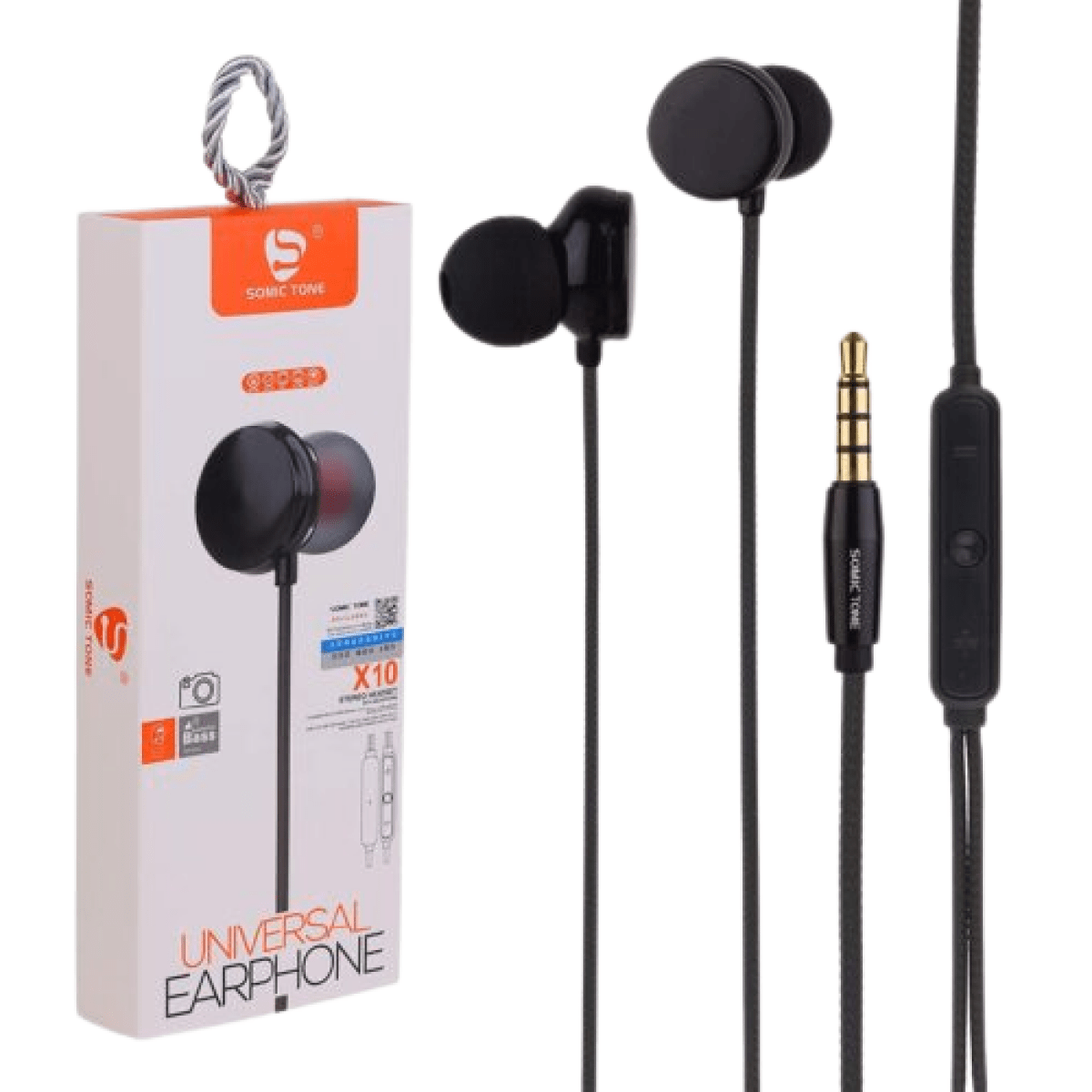EARPHONE UNIVERSAL SOMIC TONE X10 - Image 1