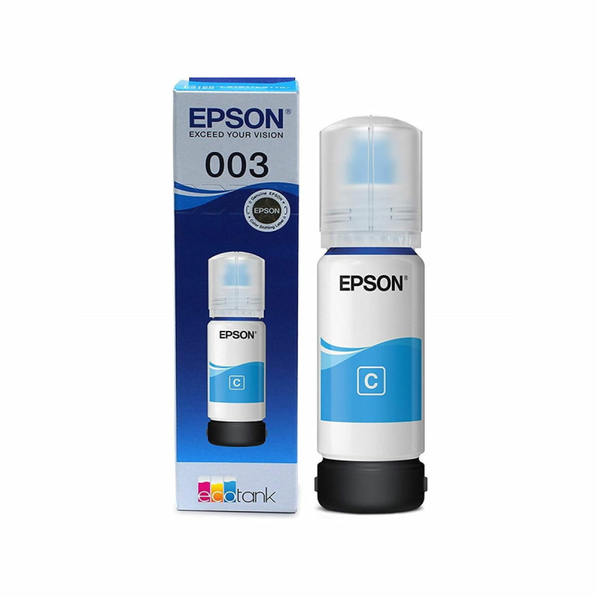 INK BOTTLE EPSON 003 CYAN - Image 1