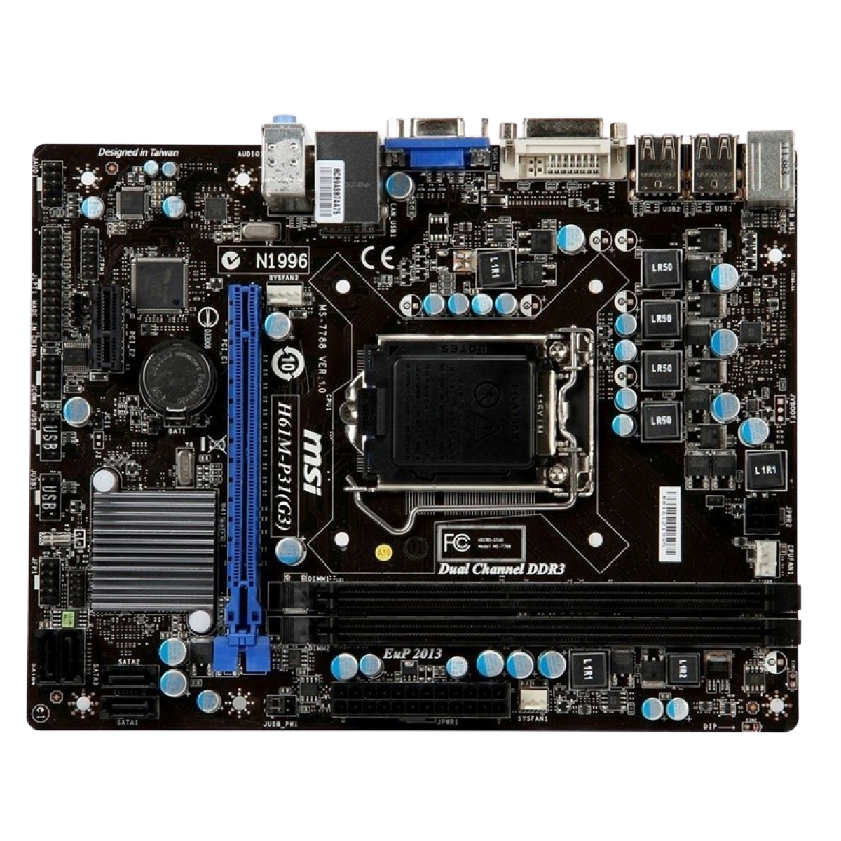 USED MOTHERBOARD H61 - Image 1