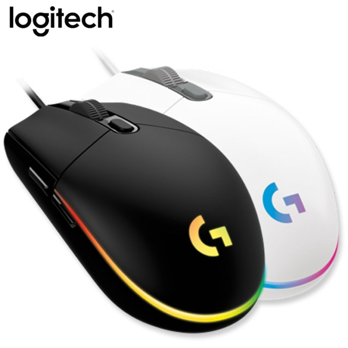 LOGITECH G102 LIGHTSYNC GAMING MOUSE BLACK - Image 1
