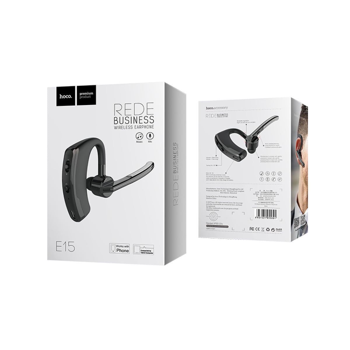 HANDSFREE BLUETOOTH E15 - Image 1