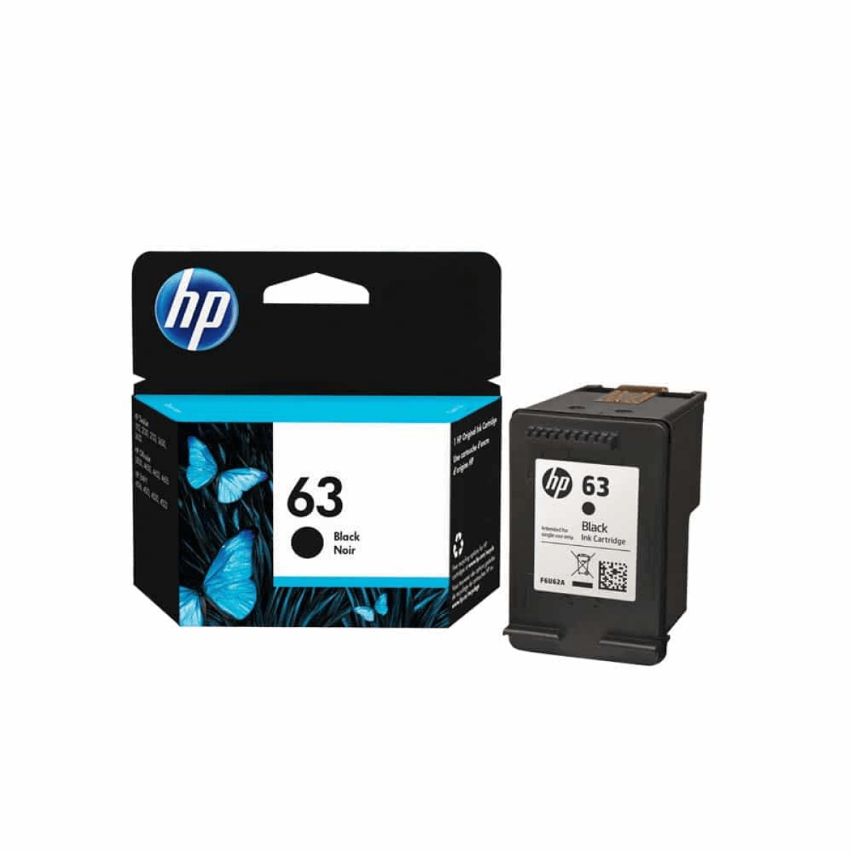 CARTRIDGE HP 63 BLACK - Image 1