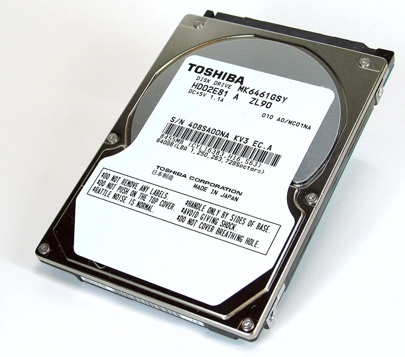 USED LAPTOP HARD DISK 320GB - Image 1