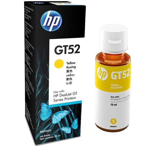 INK BOTTLE HP GT52 YELLOW - Image 1