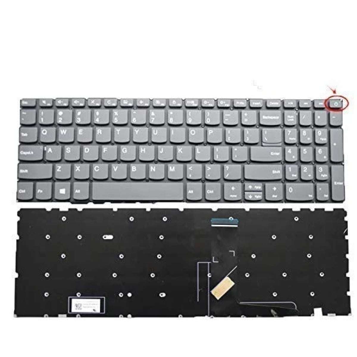 KEYBOARD ORG LENOVO 320 WITH POWER SWITCH - Image 1