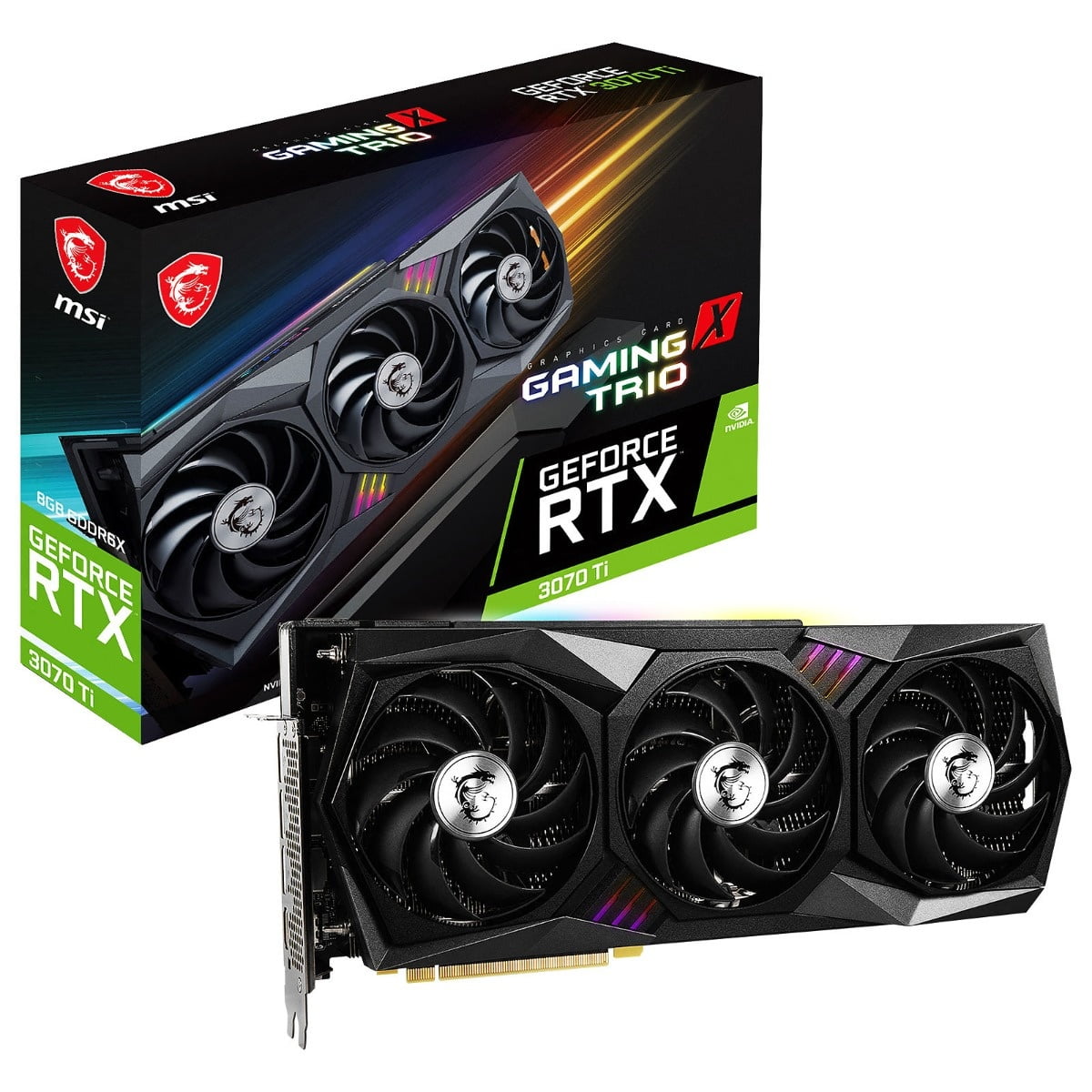 MSI GEFORCE RTX 3070Ti GAMING XTRIO 8G GRAPHIC CARD - Image 1