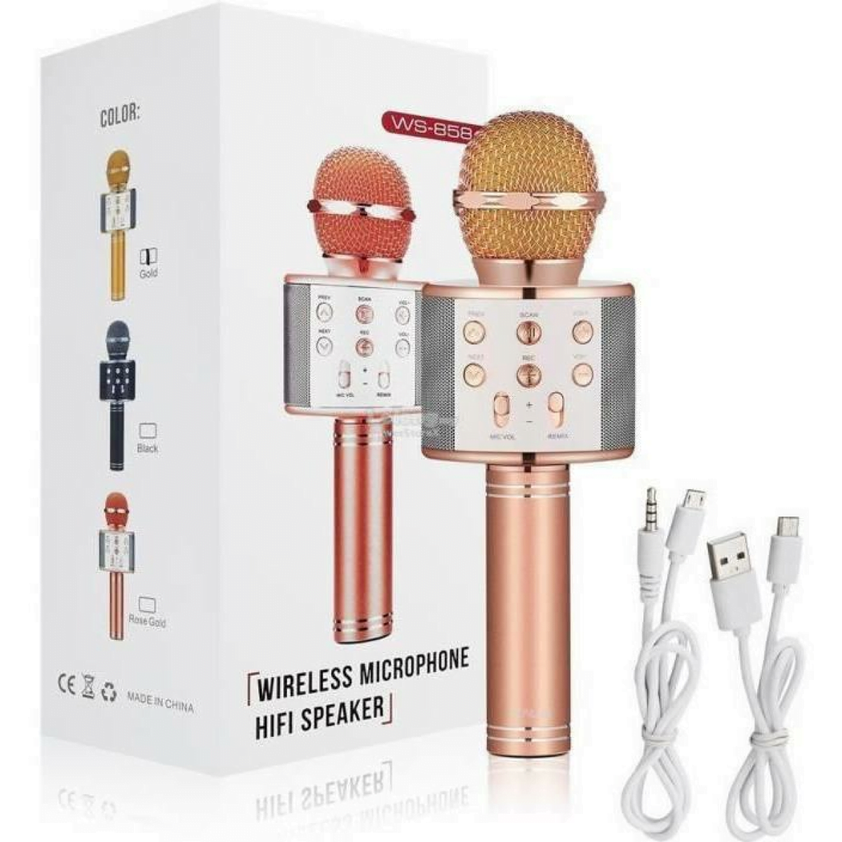 MICROPHONE WSTER BLUETOOTH WS858 - Image 1