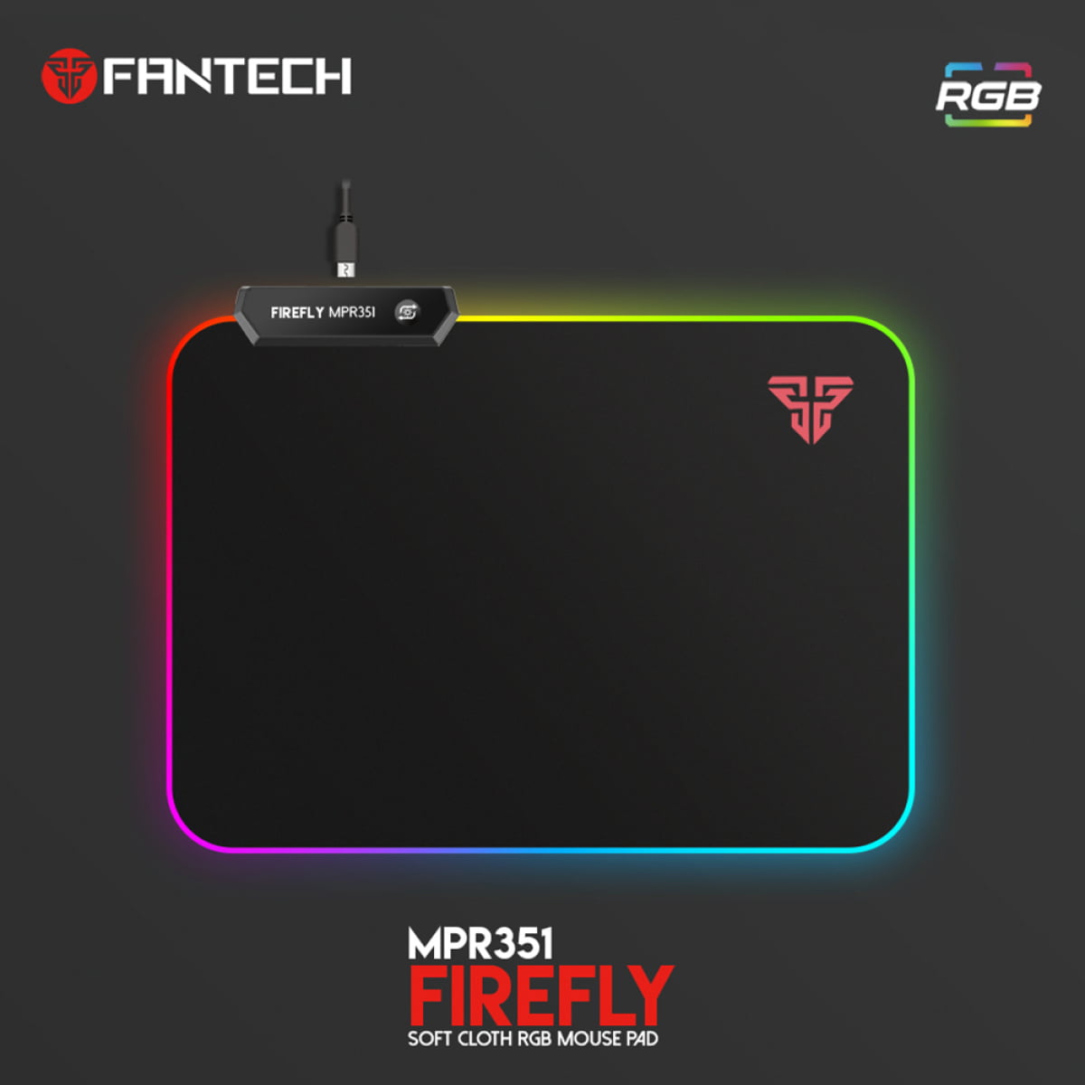 FANTECH RGB MOUSEPAD MPR31S - Image 1