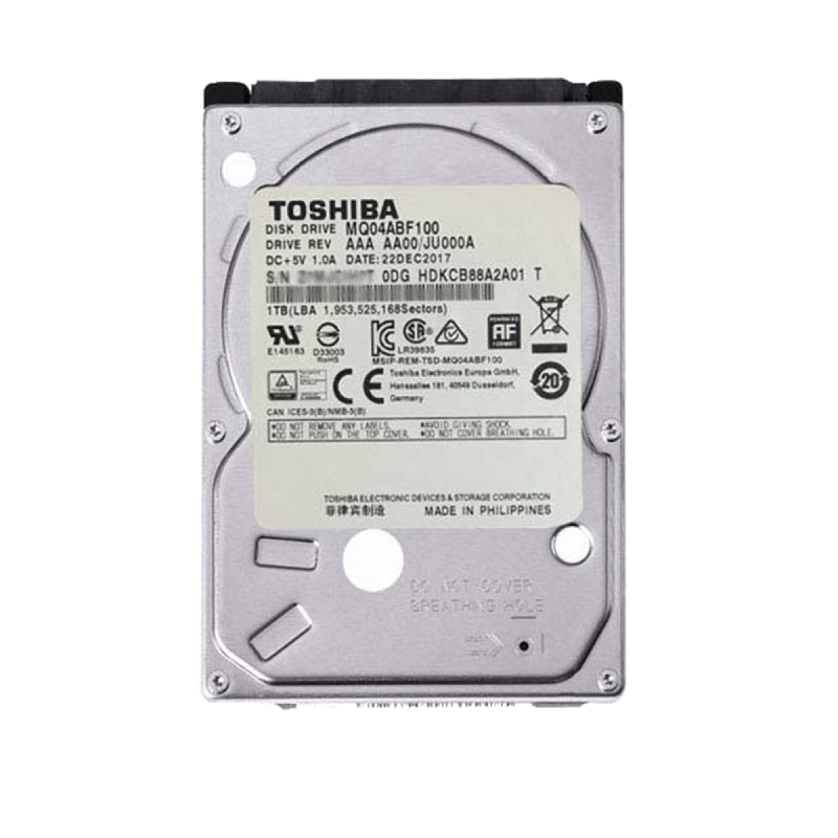 HARD DISK LAPTOP 1TB -TOSHIBA - Image 1