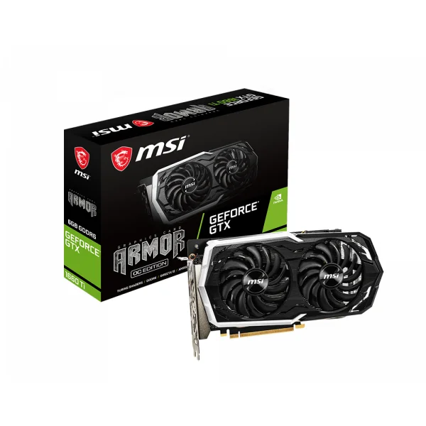 MSI GEFORCE GTX1660 TI ARMOUR 6GB GRAPHIC CARD