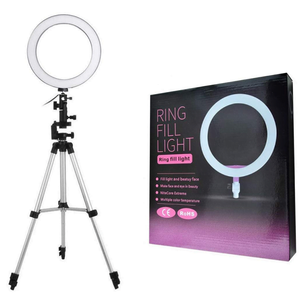 TRIPOD WITH RING FILL LIGHT
