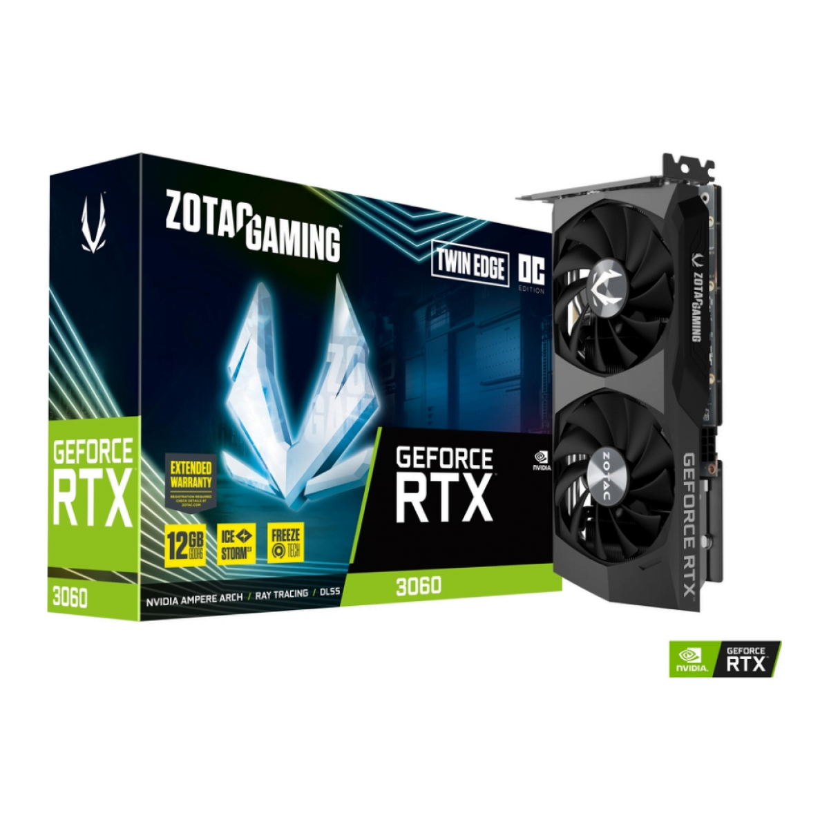 ZOTAC RTX 3060 TWIN EDGE OC 12GB VGA - Image 1