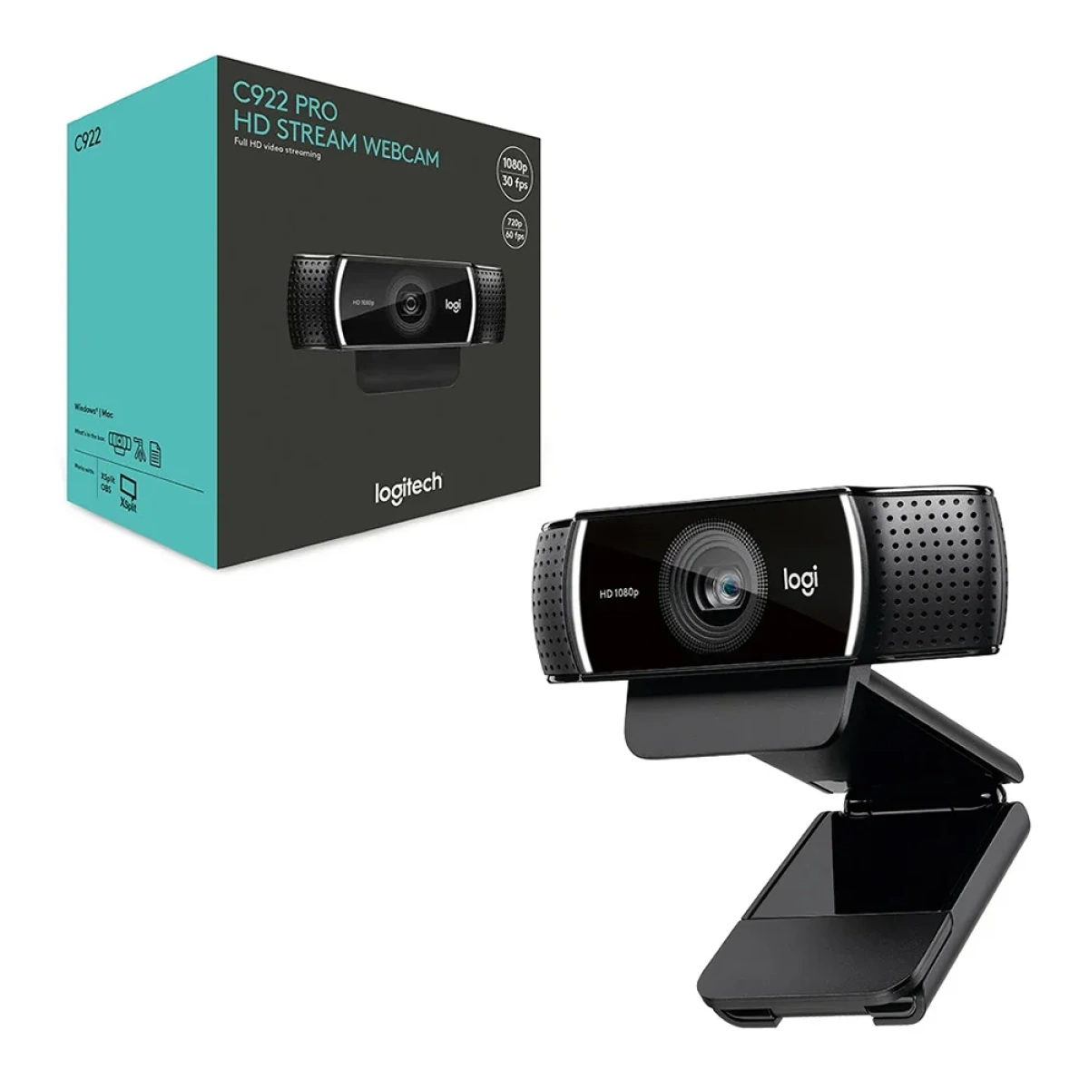 LOGITECH C922 PRO HD STREAM WEBCAM - Image 1