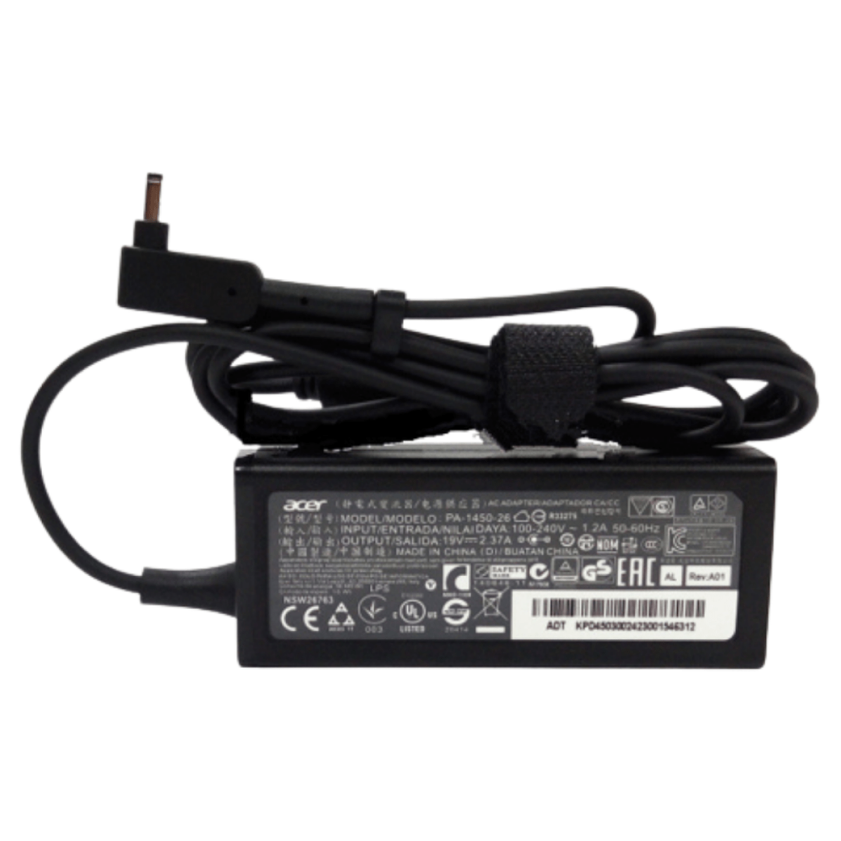 ACER POWER ADAPTER 19V 3.42A 1.1MM  ORIGINAL - Image 1