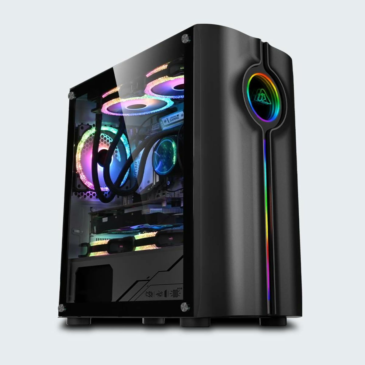 ARMAGGEDDON TRON HOLO 3 MATX BK - Image 1
