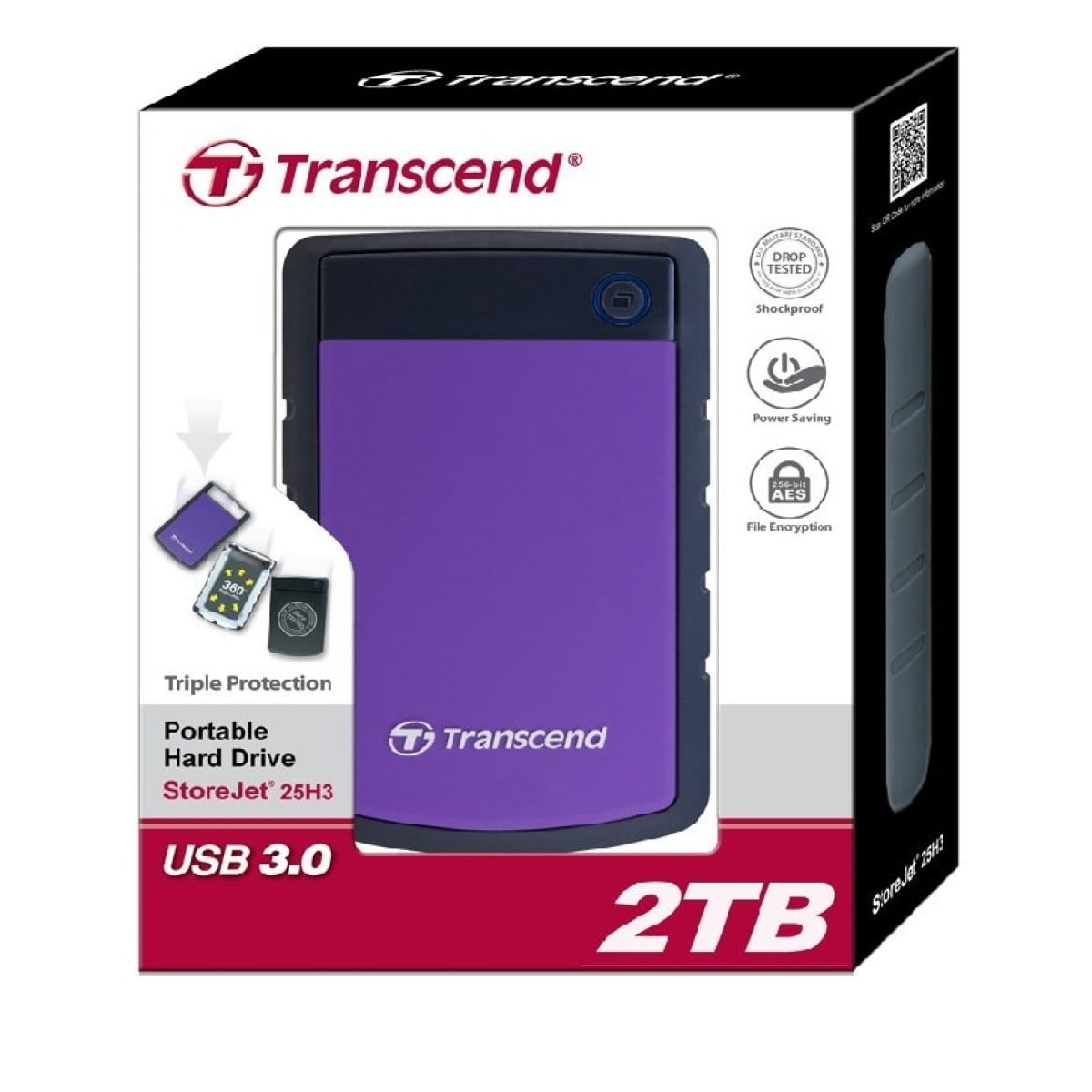 EXTERNAL HARD DISK 2 TB  TRANSCEND - Image 1