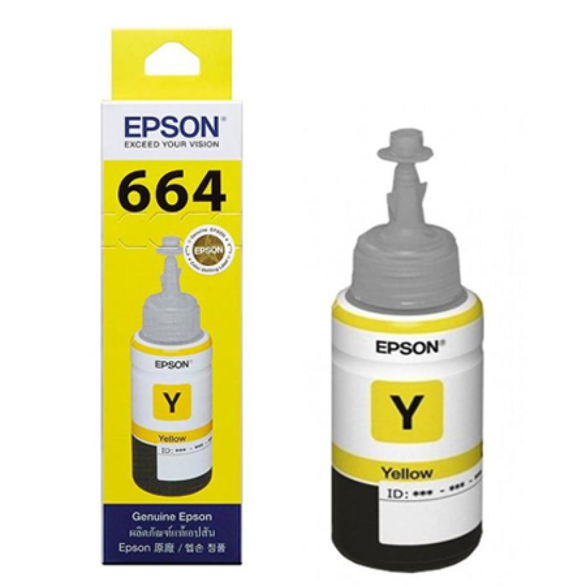 INK BOTTLE EPSON 664 T66 YELLOW - Image 1