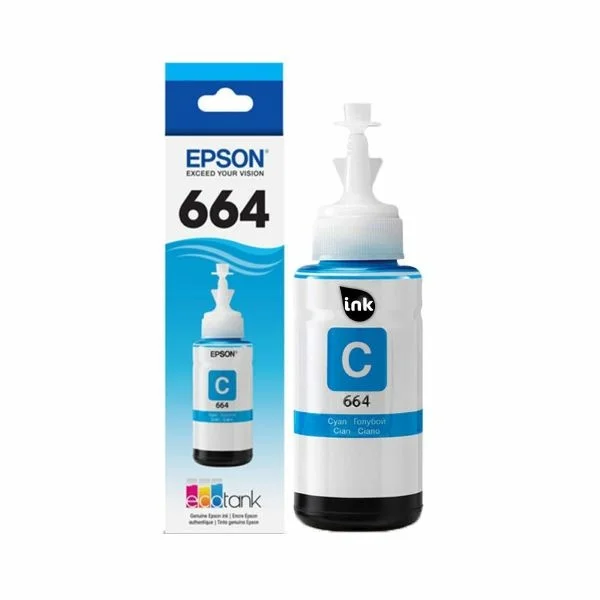 INK BOTTLE EPSON 664 T66 CYAN