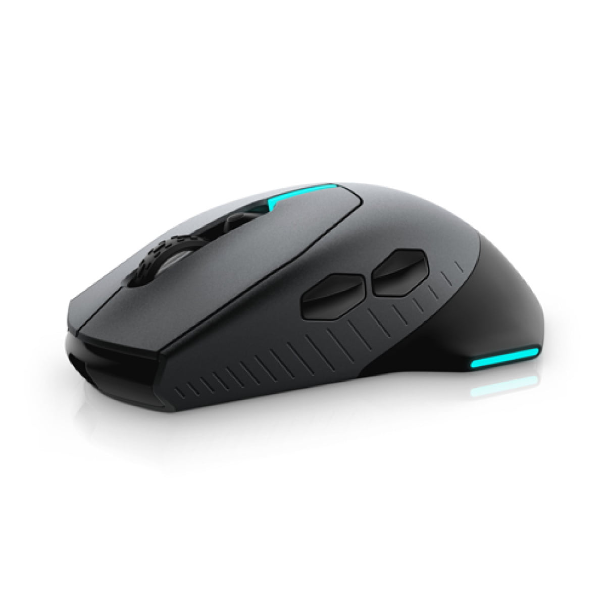 DELL Alienware 610M Wired/Wireless Gaming Mouse AW610M-dark side of the moon - Image 1