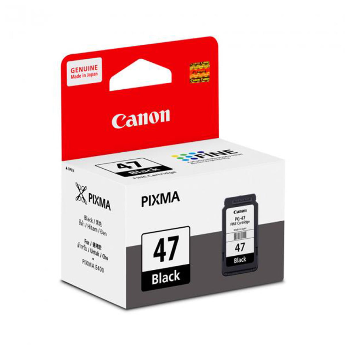CANON PG-47 CARTRIDGE BLACK - Image 1