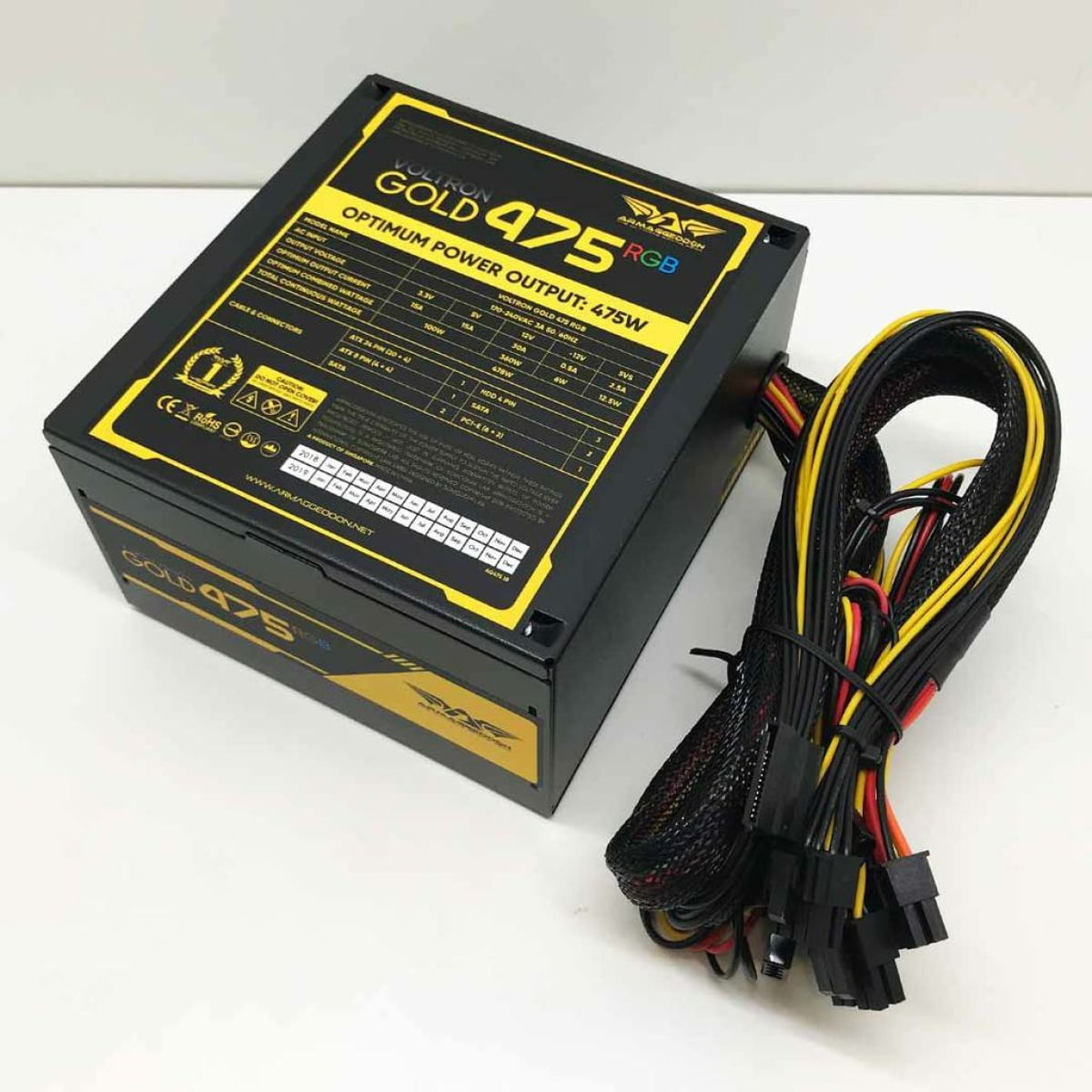 ARMAGGEDDON VOLTRON GOLD 475 RGB POWER SUPPLY - Image 2