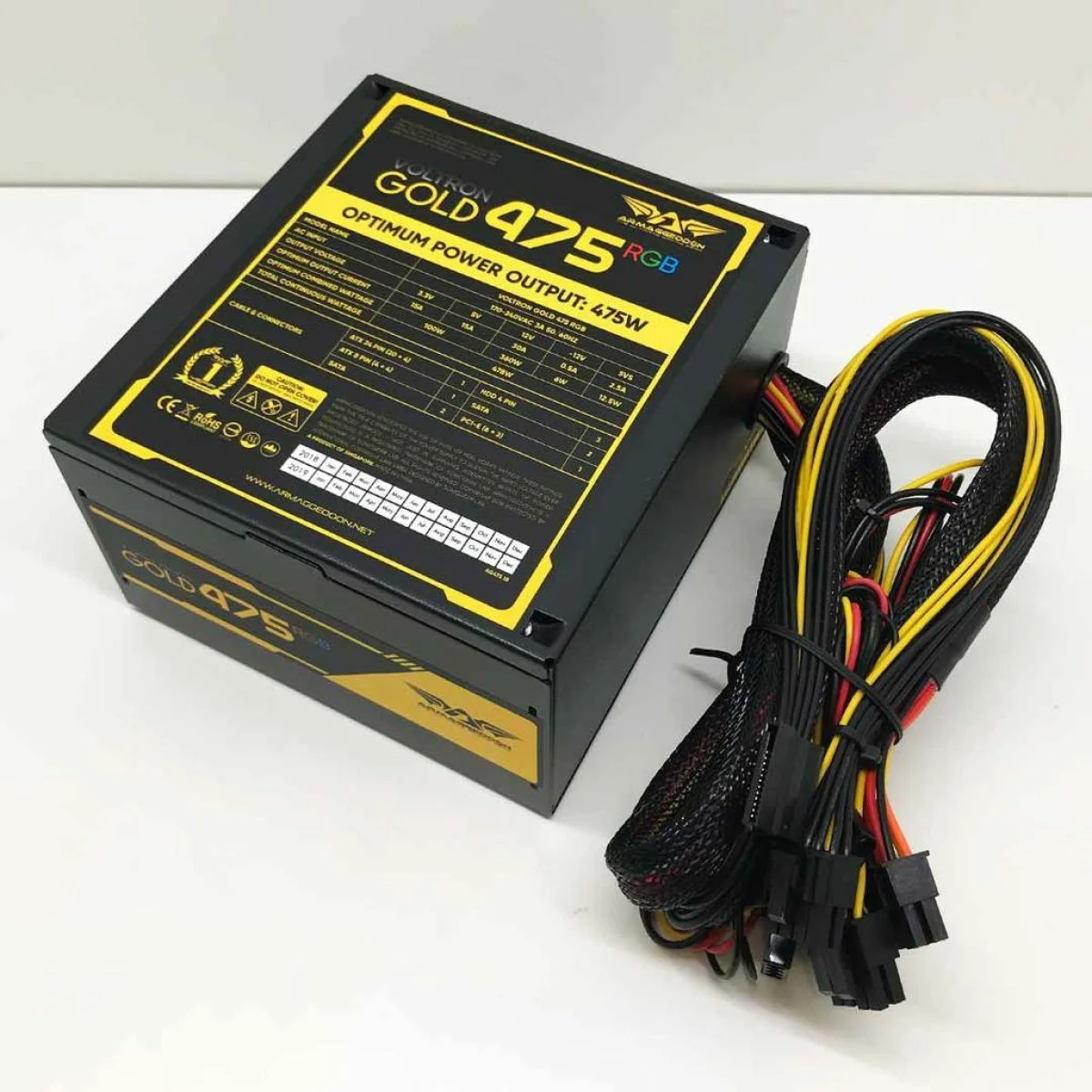 ARMAGGEDDON VOLTRON GOLD 475 RGB POWER SUPPLY - Image 2