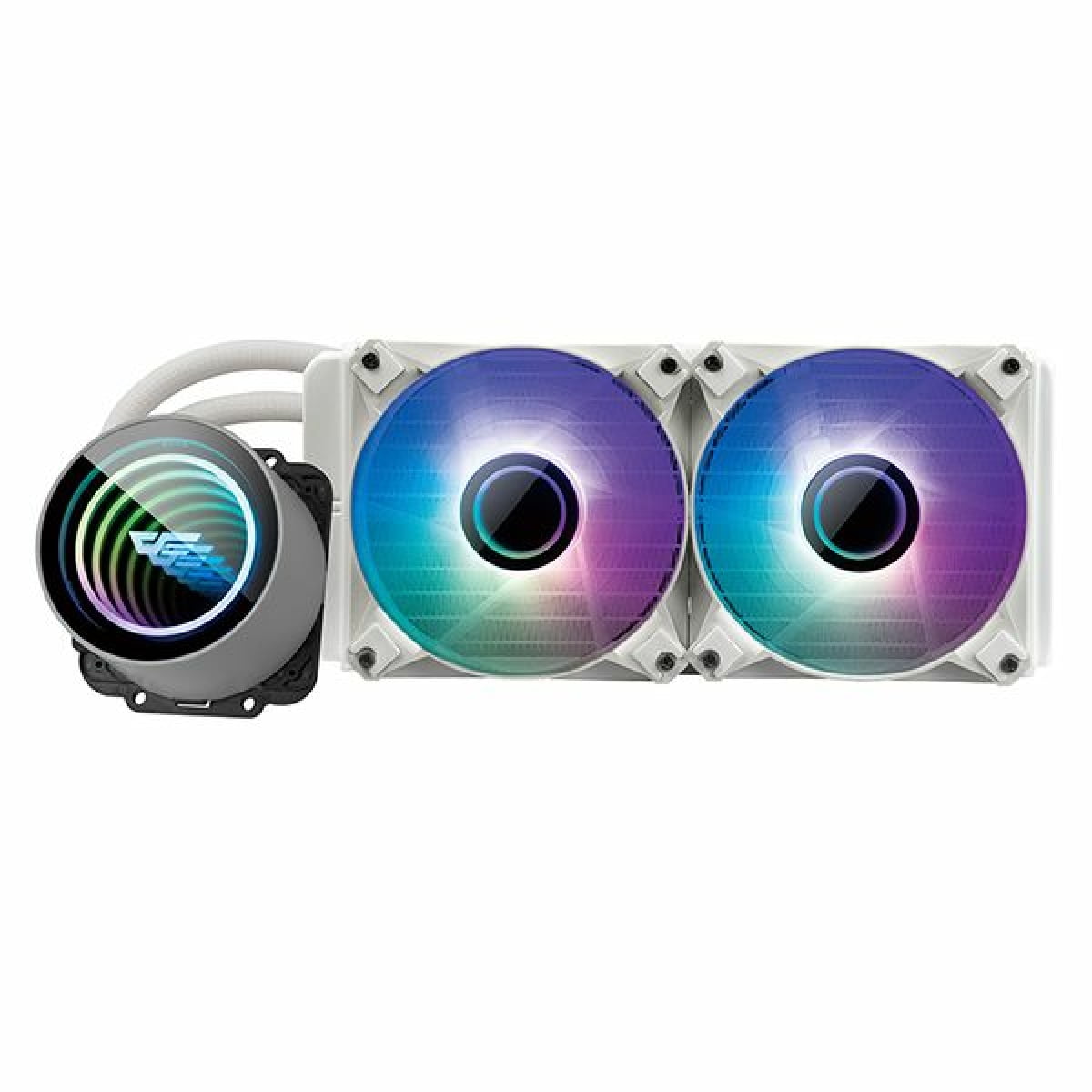 DARKFLASH DX240 LIQUID COOLER WHITE - Image 2