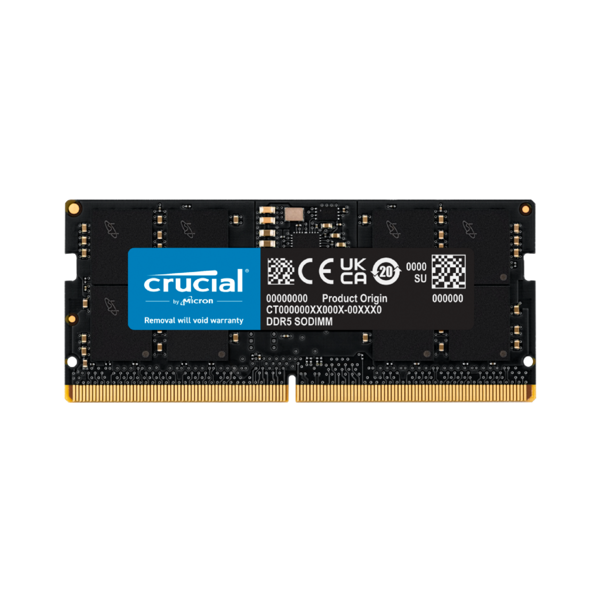 CRUCIAL DDR5 16GB 4800MHZ LAPTOP RAM - Image 1