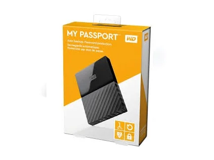 WD MY PASSPORT PORTABLE 1TB HARD DISK - Image 1