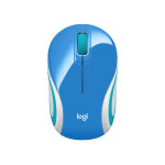 LOGITECH M187 ULTRA PORTABLE WIRELESS MOUSE-BLUE
