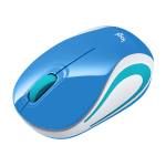 LOGITECH M187 ULTRA PORTABLE WIRELESS MOUSE-BLUE - Image 2