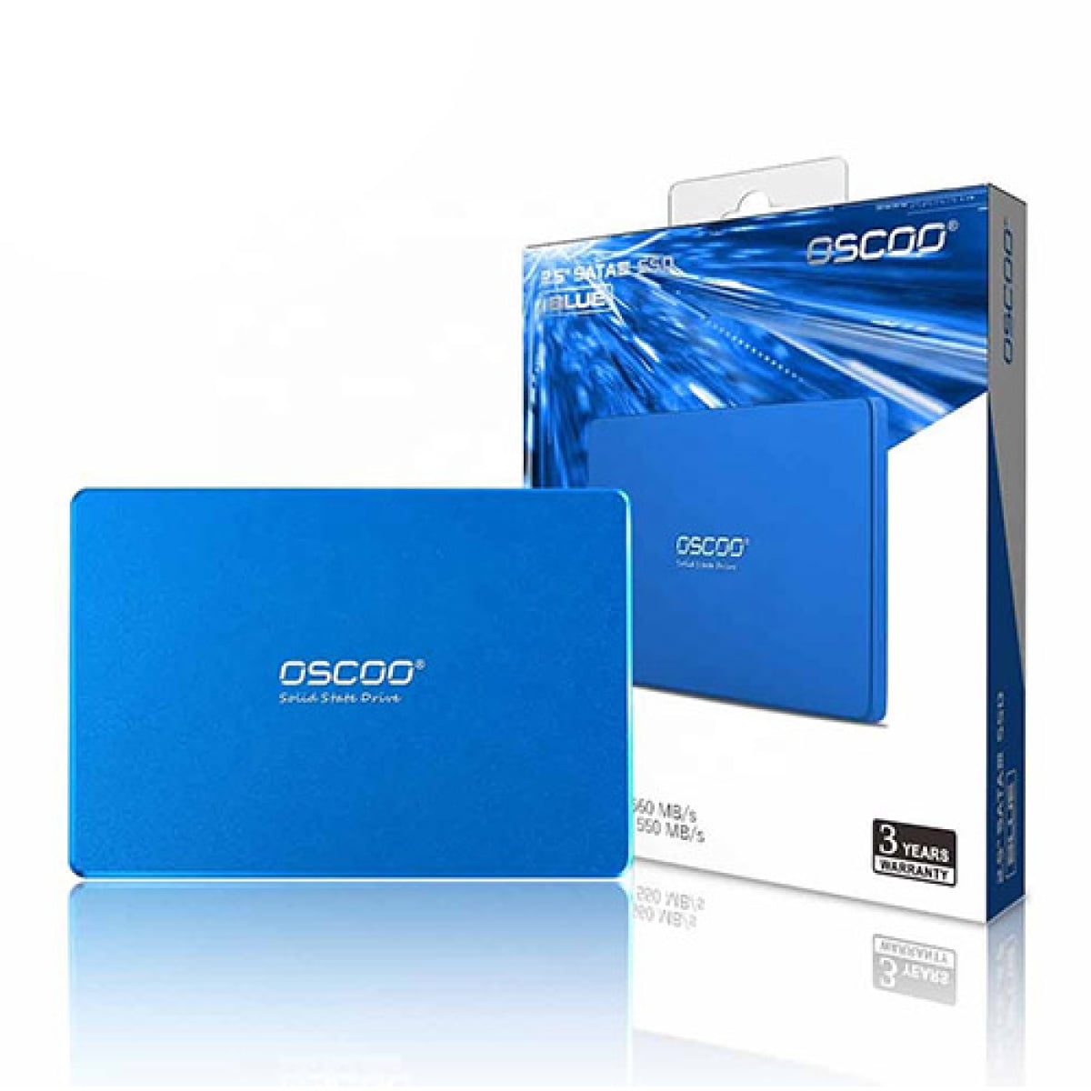 OSCOO-256GB(BLUE HOUSING) 3DTLC SATA SSD - Image 1