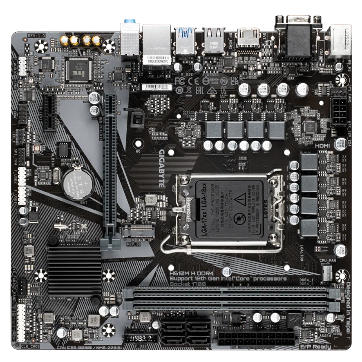 H610M H GIGABYTE MOTHERBOARD - Image 1