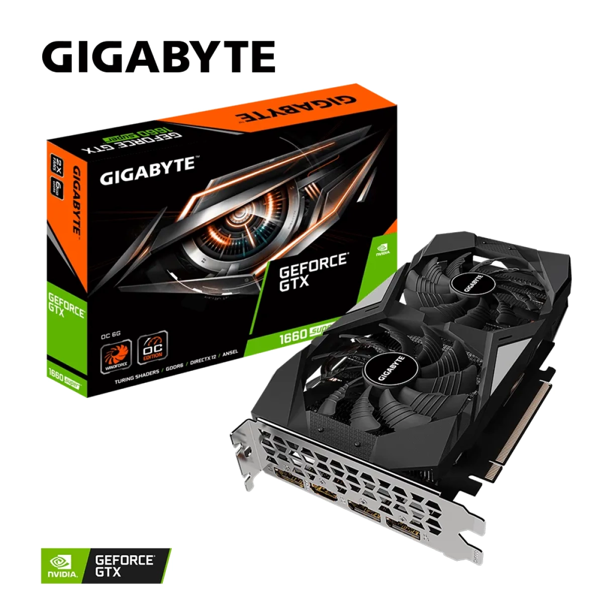 GIGABYTE GEFORCE GTX 1660 SUPER USED VGA 6GB - Image 1