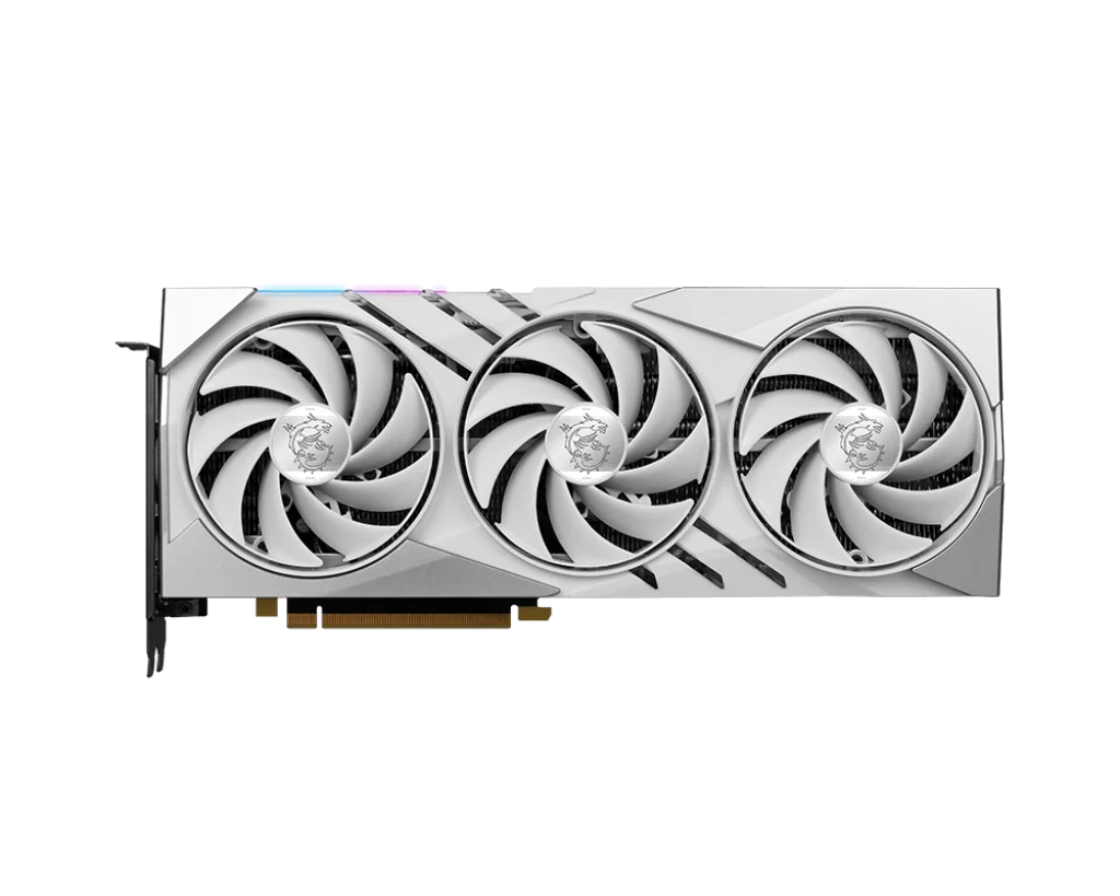 MSI RTX 4070 Ti GAMING X SLIM WHITE 12G GRAPHICS CARD - Image 2