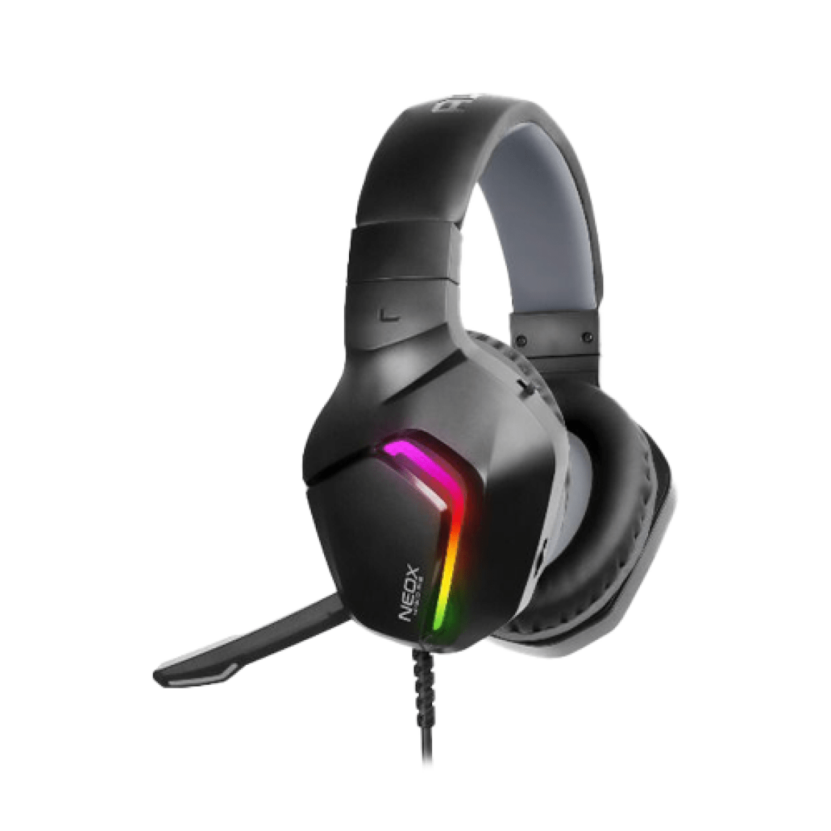 ALCATROZ NEOX HP-500 RGB BLACK HEADPHONE - Image 1