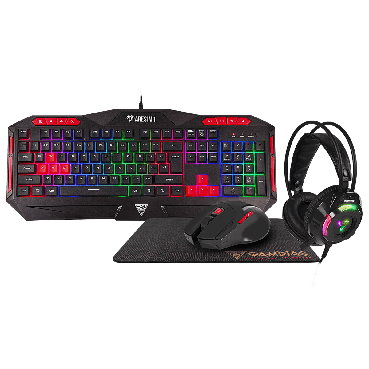GAMDIAS POSEIDON M2 4-IN-1 GAMING COMBO POSEIDON M2 - Image 1